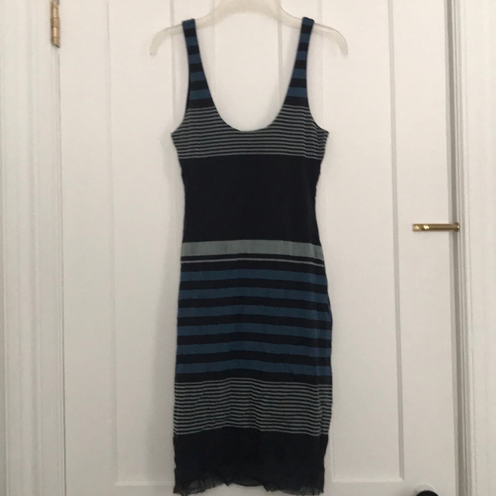 Striped Blue Dress